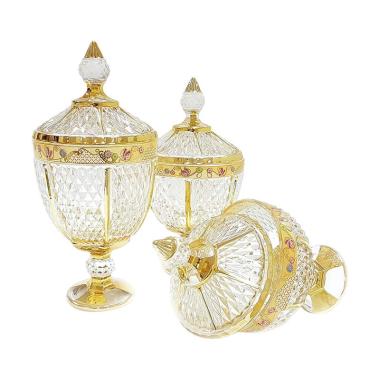 Vicenza VGC0456 Olivia Golden Kristal Camelia Set Toples