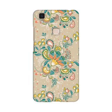 Premiumcaseid Batik Shabby Floral Art Hardcase Casing for Vivo V3