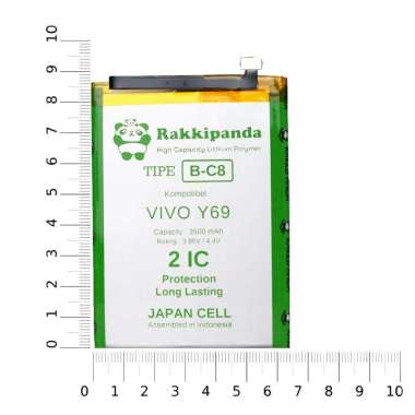 rakkipanda baterai b-c8 for vivo y69