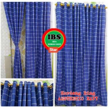 HORDENG RING AESTHETIC TIRAI RING 12 UKURAN 130X220 CM RING AESTHETIC NAVI