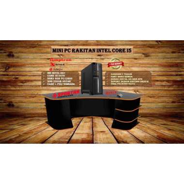 MINI PC RAKITAN INTEL CORE I5-3470 / ddr3 8gb / ssd 256gb SUPORT EDITING DESIGN GRAFIS CPU OFFICE