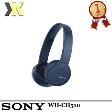 Sony WH-CH510 Wireless Headphones Wireless Bluetooth On-Ear Headset Garansi Resmi PT. SONY INDONESIA
