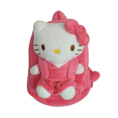Hello Kitty 0930010631-2 Bludru Hello kitty Timbul Tas Sekolah Anak