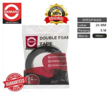 Nokida Double Tape Foam Daimaru 24 mm [1 pcs] / Double Sided Tape Perekat 2 Sisi [1 Inchi] / Lakban 