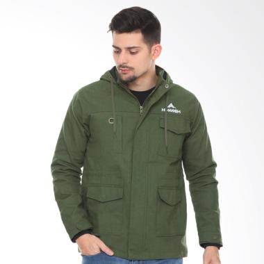 HEMMEH Marsoto Jaket Parka Pria - Hijau