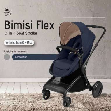 Stroller CBX Bimisi Flex Jeansy Blue Kereta Dorong Bayi