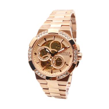 Bonia BNB10439-2572 Tesoro Full Automatic Jam Tangan Wanita - Rosegold