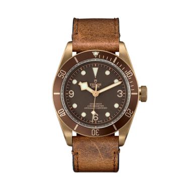 Tudor Black Bay Bronze Swiss Dive Jam Tangan Unisex [m79250bm-0001]