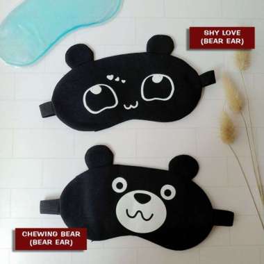 Masker Mata Gel - Cooling Gel Sleeping Eye Mask - Fancy Eyes BEAR EAR