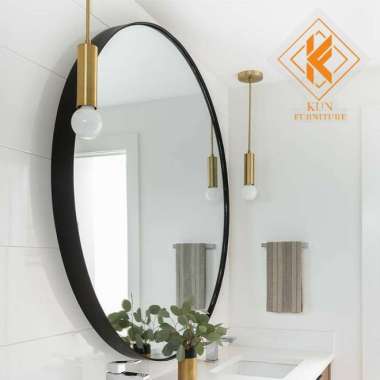 cermin kamar mandi cermin dinding cermin besi industrial wastafel