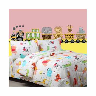 Sierra Zoo Set Sprei dan Bed Cover