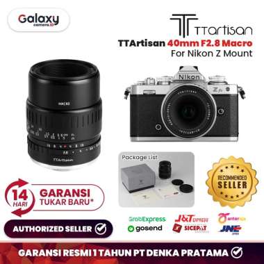 Lensa TTartisan 40mm F2.8 Macro For Nikon Z Mount Hitam
