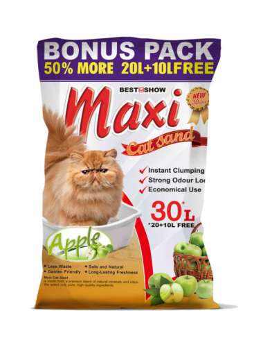 Maxi Cat Sand Apple 30Lt