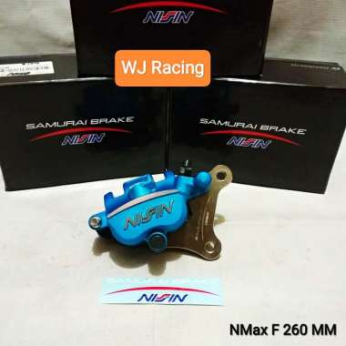 Kaliper Depan Nissin NMAX / Aerox 155 Untuk Disc 260 MM Biru