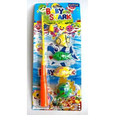 Mainan Pancingan Ikan Magnet Baby Hiu | Mainan Pancingan Magnet Shark