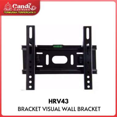 BRACKET LED TV HRV43 BRACKET DINDING TV 32 - 43 INCH HITAM