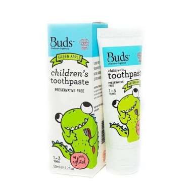 Buds Organic Toothpaste 1-3 years Green Apple