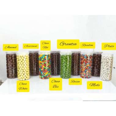 Coklat tabung scandia ukuran besar scandia almond cashew almond green tea raisin assortment Assortme