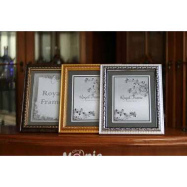 FRAME FOTO / PIGURA / FIGURA 8R PAS MOTIF 20X25 cm Coklat