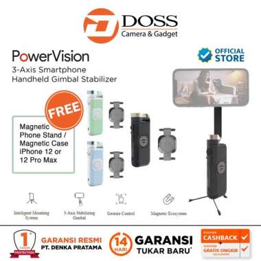 PowerVision S1 Handheld Gimbal Stabilizer Handphone Blue
