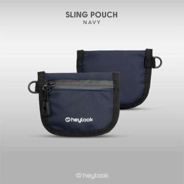 HEYLOOK Sling Pouch Ryo Pouch Wallet Waterproof Dompet Kartu Anti Air Sling Bag Pouch Mini Navy