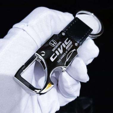 Gantungan Kunci/Remote Mobil Honda Civic Silver