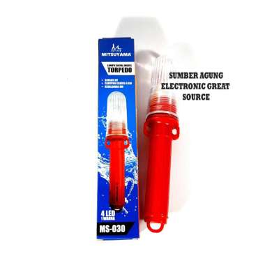Mitsuyama MS030 Lampu Sinyal Model Torpedo Kelip 4LED Warna