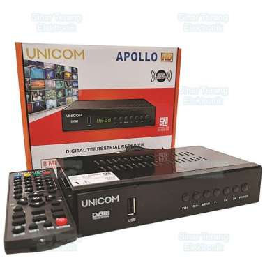 Set Top TV Digital HD Unicom Set Top Box + Dongle