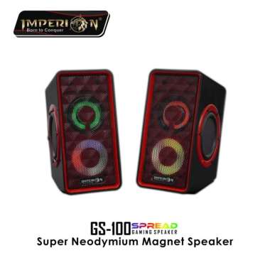 Imperion GS-100 Super Neodymium Magnet - Gaming Speaker BLACK