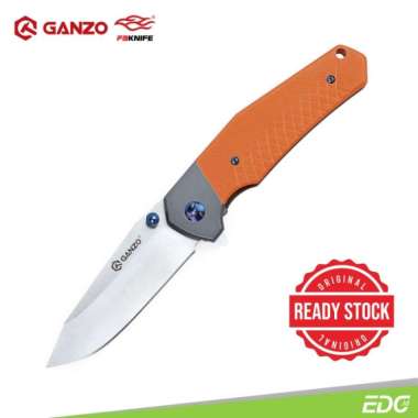 Ganzo G749-1-OR 440C G10 Orange Survival Camping Tools