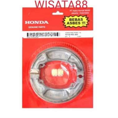 Kampas Rem Tromol Brake Shoe Kzl Beat Scoopy Spacy Vario Original Ahm