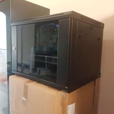 Wallmount 15U 750mm Depth Glass Door Rackmount Rack Server FAN PDU SET