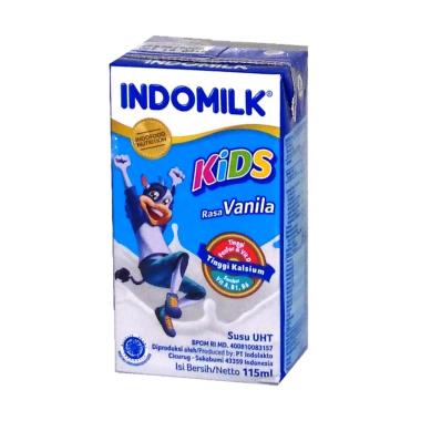 Promo Harga Indomilk Susu UHT Kids Full Cream 115 ml - Blibli