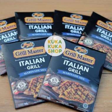 Grill Master Italian Grill Bumbu Marinade / Marinasi Beef Steak 30g Original [Jakarta Utara]