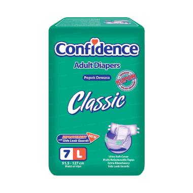 Promo Harga Confidence Adult Diapers Classic Night L7 7 pcs - Blibli