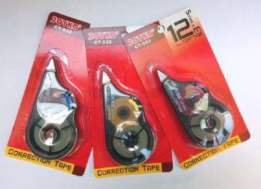 Correction tape tip ex kertas CT 522 12m x 5mm