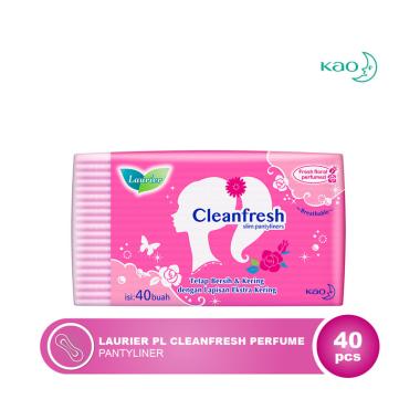 Promo Harga Laurier Pantyliner Cleanfresh Perfumed 40 pcs - Blibli