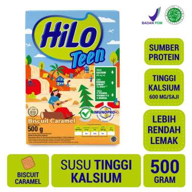 Promo Harga Hilo Teen Biscuit Caramel 500 gr - Blibli