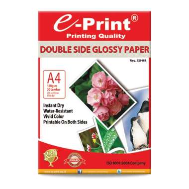Kertas Foto e-Print Double Side Glossy 150 gsm
