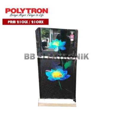 Polytron PRM 21OLX / 21ORX Belleza Kulkas 2 Pintu 210Liter - JABODETABEK