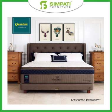 Quantum Maxwell Embassy Springbed (Khusus Jabodetabek) Set Springbed 180 x 200