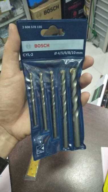 Mata bor set tembok/beton impact BOSCH 5pcs ORIGINAL 100 %