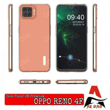 SOFTCASE OPPO RENO 4F - CLEAR HD PREMIUM CASING OPPO RENO 4F