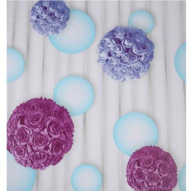 Wallpaper Motif Balon Bunga
