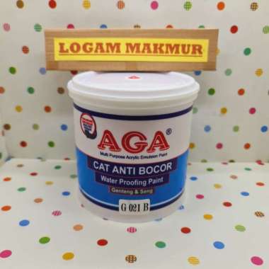 CAT AGA 1KG - CAT PELAPIS ANTI BOCOR UNTUK GENTENG & SENG - WARNA WARNI