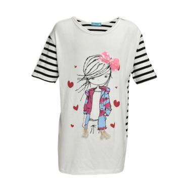 Baju Lengan Baju Luar Motif Baju Anak Perempuan Putih Kartun Karakter Fiksi Png Pngwing