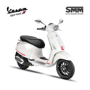 Vespa Sprint S 150 I-GET ABS Sepeda Motor [OTR Surabaya] White Innocenza Surabaya