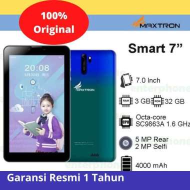 Maxtron Smart 7 Ram 3/32 GB Tablet Android 4G LTE Murah Tab 4G Murah Garansi Resmi 1 Tahun
