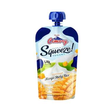 Promo Harga Cimory Squeeze Yogurt Mango Sticky Rice 120 gr - Blibli