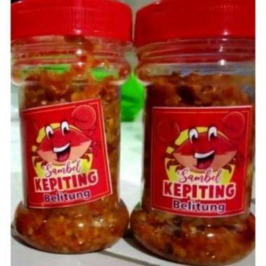 sambal daging kepiting kemasan botol 150 ml